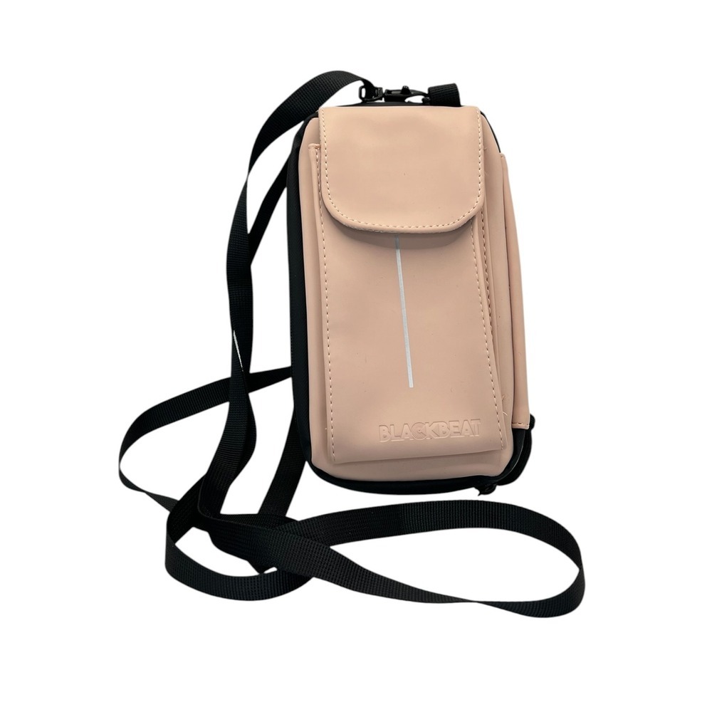 Blackbeat Crossbody Phone Wallet Travel Purse w/ Strap - Dusty Rose - Picture 1 of 8